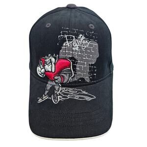 Vintage Georgia Bulldogs Youth Fitted Hat Black Embroidered UGA Dawgs TOW Retro